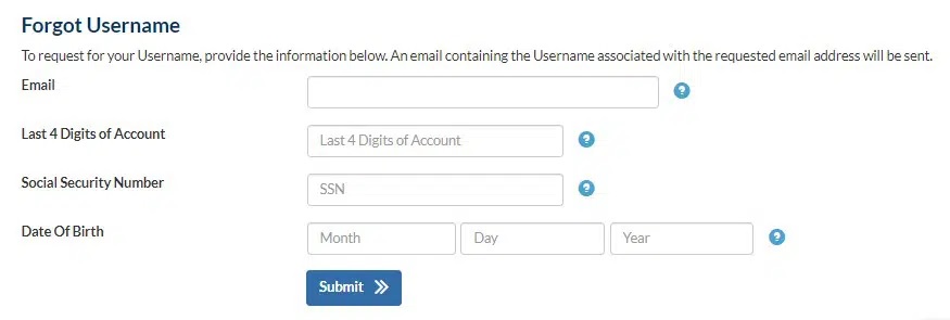 password back myindigocard