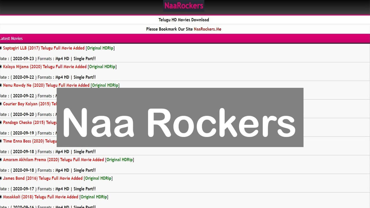 NaaRockers – Download Hindi, Telugu and Tamil Movies