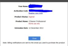 Ccleaner activation